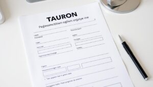 Formularz pełnomocnictwa ogólnego Tauron z widocznymi polami do wypełnienia