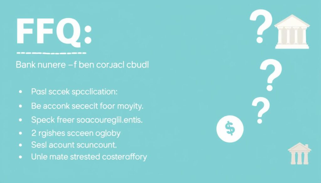 Grafika przedstawiająca najczęstsze pytania o numery kont bankowych