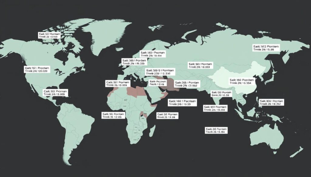Porównanie formatów numerów kont bankowych w różnych krajach świata