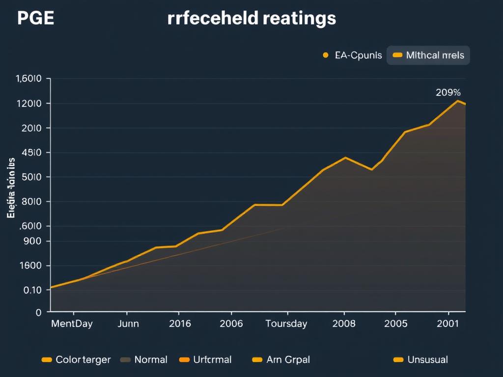 Porównanie odczytów licznika PGE z różnych okresów