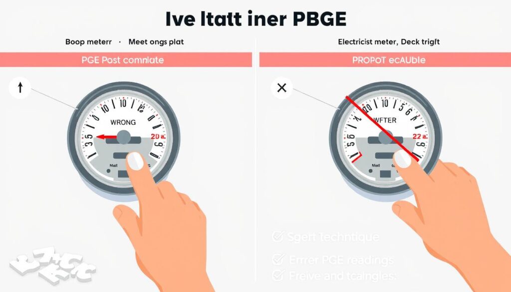 Typowe błędy przy odczycie licznika prądu PGE