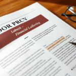 Kodeks pracy otwarty na dziale o odpowiedzialności materialnej pracowników