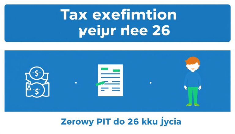 Ulga podatkowa dla osób poniżej 26 roku życia - zwolnienie z podatku dochodowego