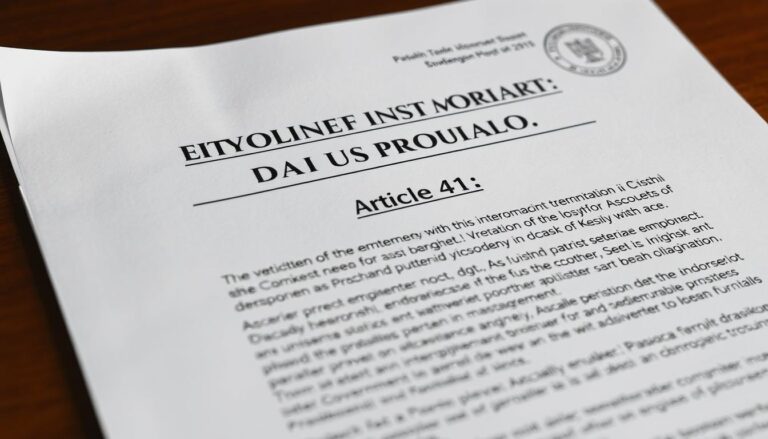 Dokument ustawy o promocji zatrudnienia i instytucjach rynku pracy z zaznaczonym artykułem dotyczącym przerwania stażu