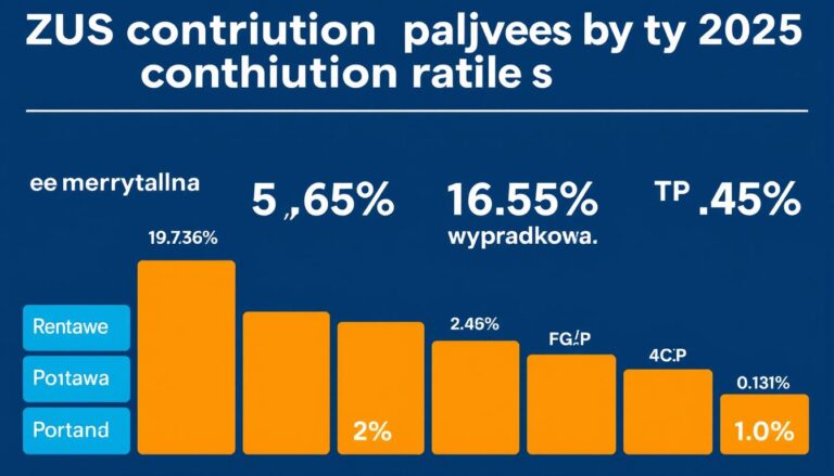 Składki ZUS płacone przez pracodawcę za pracownika w 2025 roku