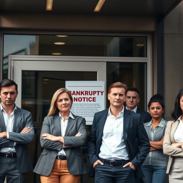 Firma ogłasza upadłość: Co z pracownikami, pensją i odprawą?