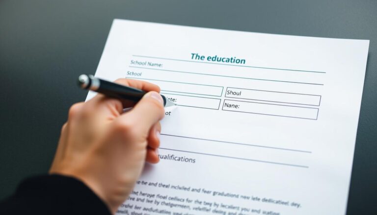 Kwestionariusz osobowy wykształcenie co wpisać - formularz z wypełnioną sekcją edukacji