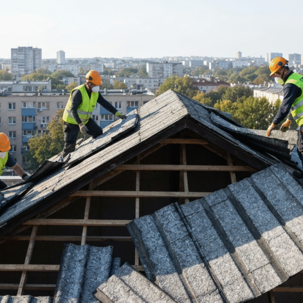 Ile kosztuje demontaż dachu z eternitu? Sprawdź koszt w różnych województwach