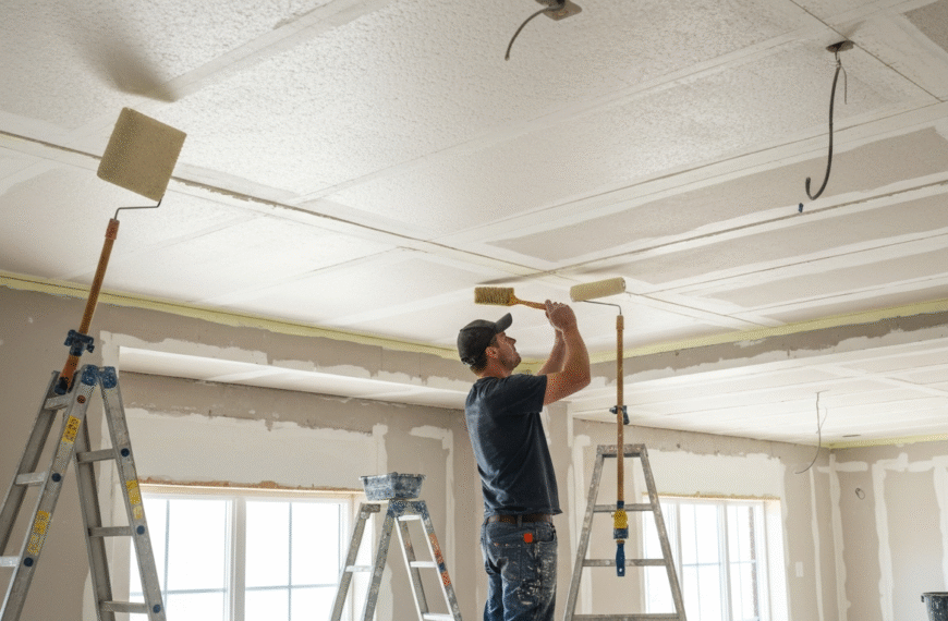 Jak przykleić styropian do sufitu? Krok po kroku