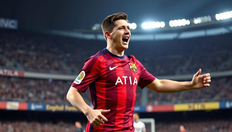 Robert Lewandowski w koszulce FC Barcelony podczas meczu - ile zarabia lewandowski rocznie