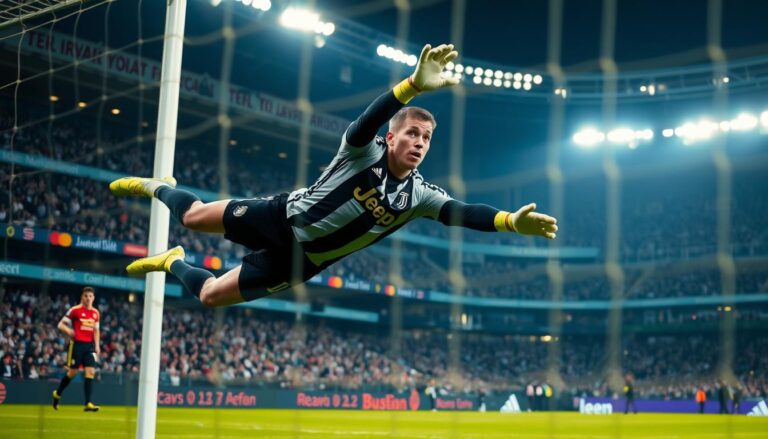 Wojciech Szczęsny w koszulce Juventusu Turyn podczas meczu Serie A - ile zarabia szczęsny