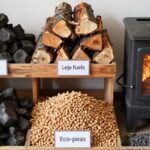 Czym palić w piecu - różne rodzaje dozwolonych paliw: węgiel, drewno, pellet i ekogroszek