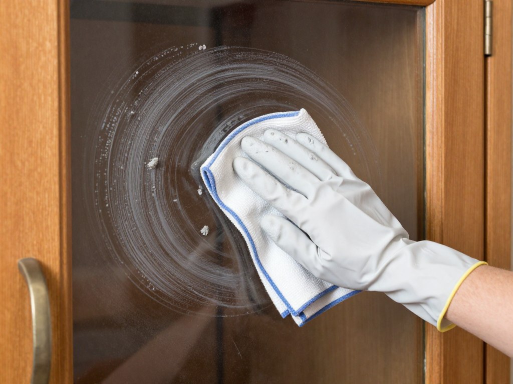 Czyszczenie szyby w kozie grzewczej