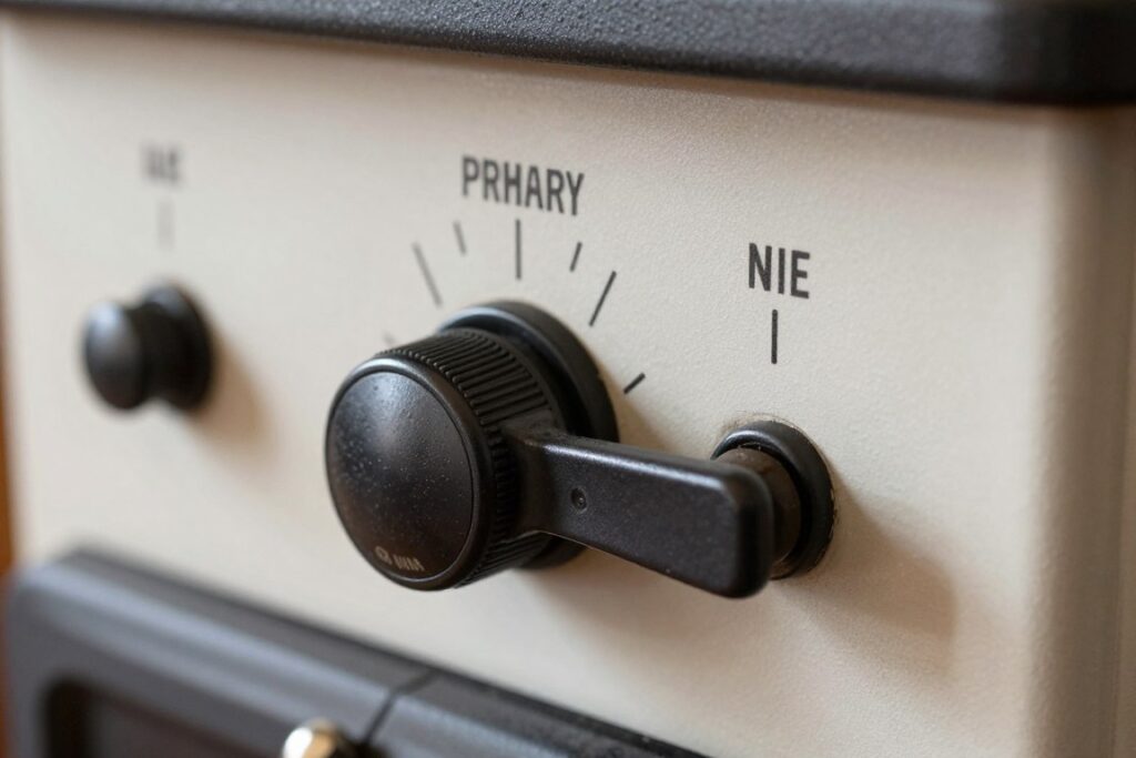 Regulacja dopływu powietrza w kozie grzewczej